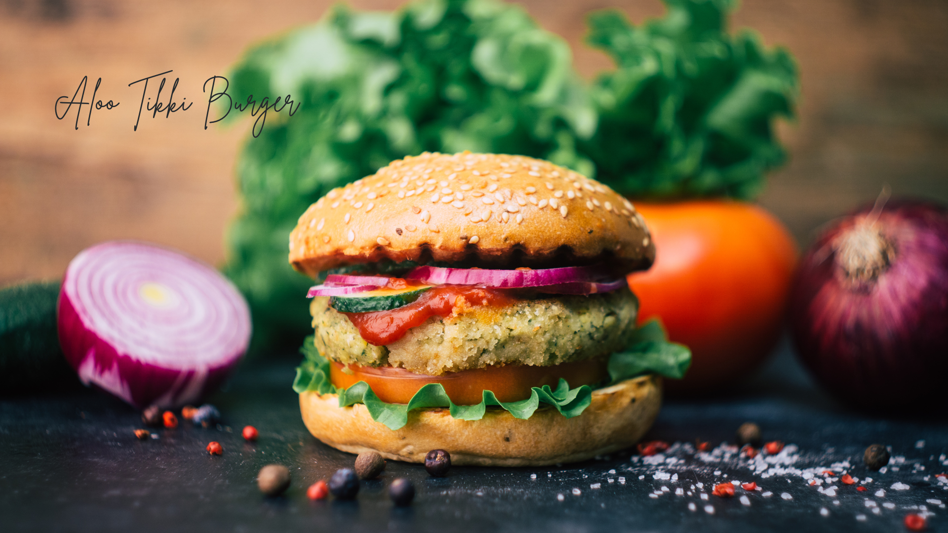 aloo tikki burger